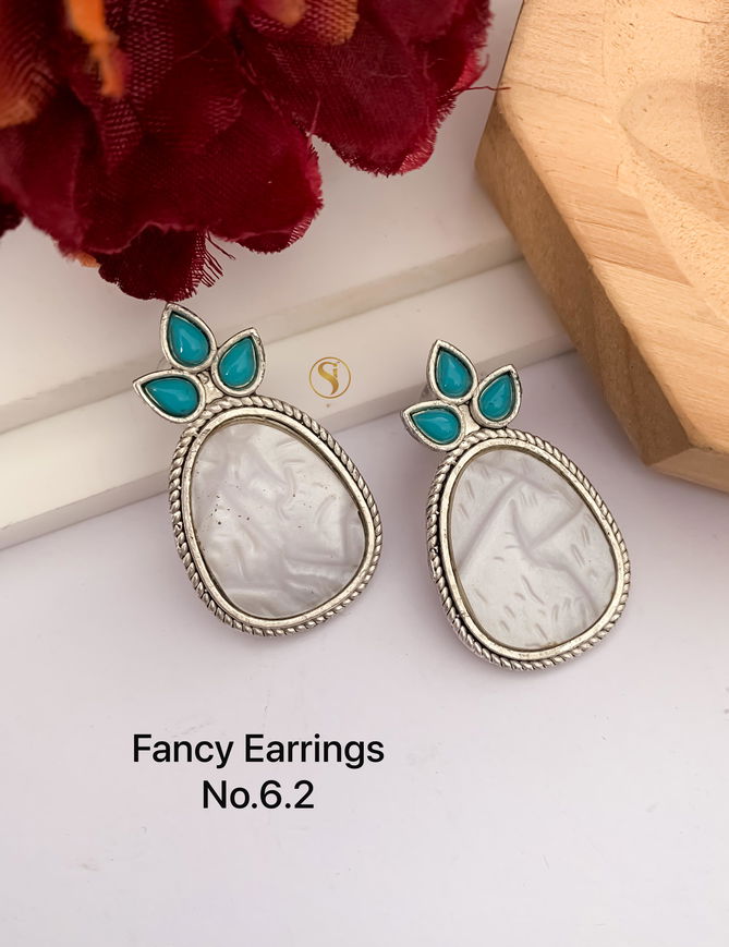 19 Party Wear AD Diamond Fancy Earrings Wholesale Shop in Surat
